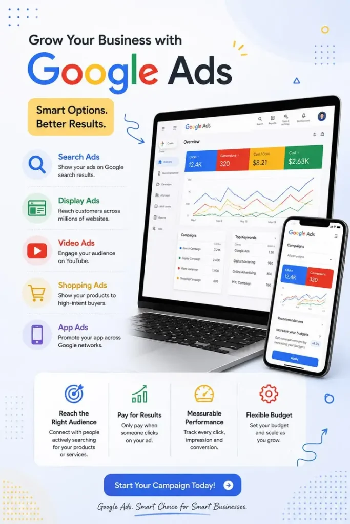 Google Ads management services for business growth Google Ads management services for business growth